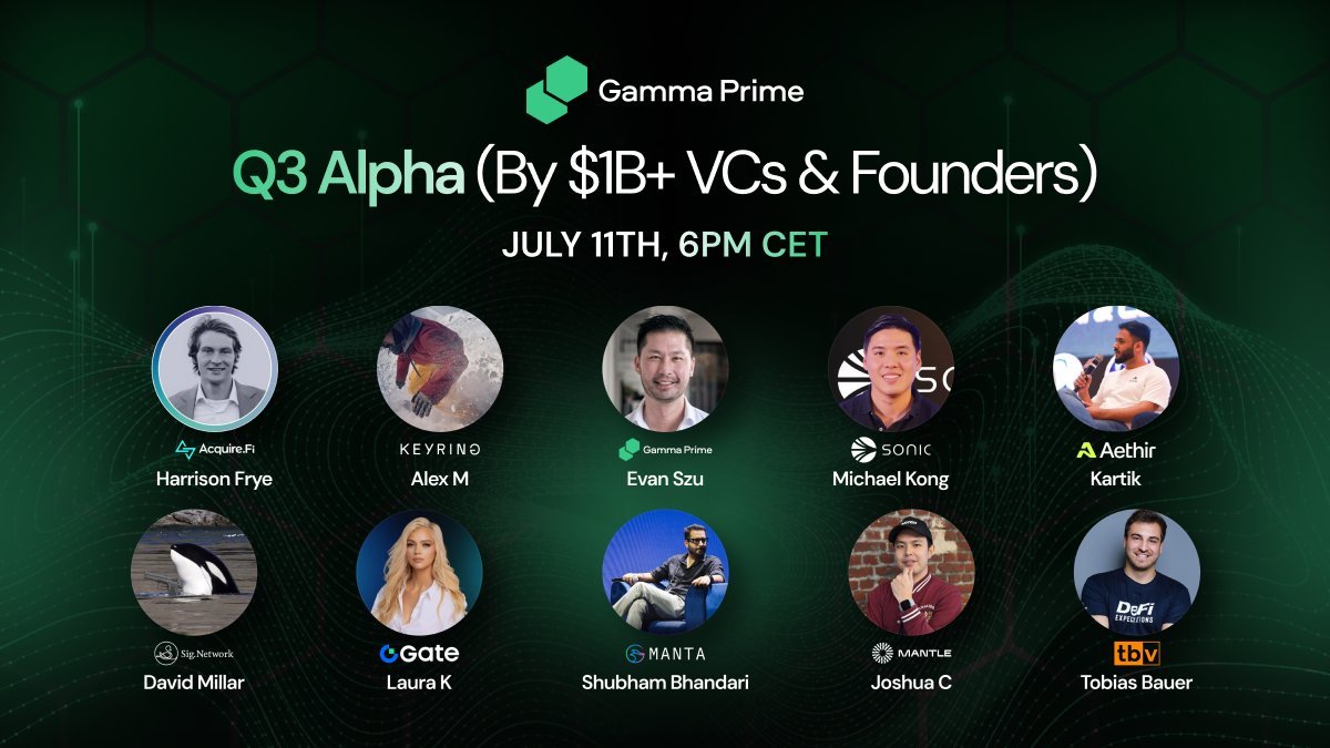 Q3 Alpha (By $1B+ VCs & Founders)