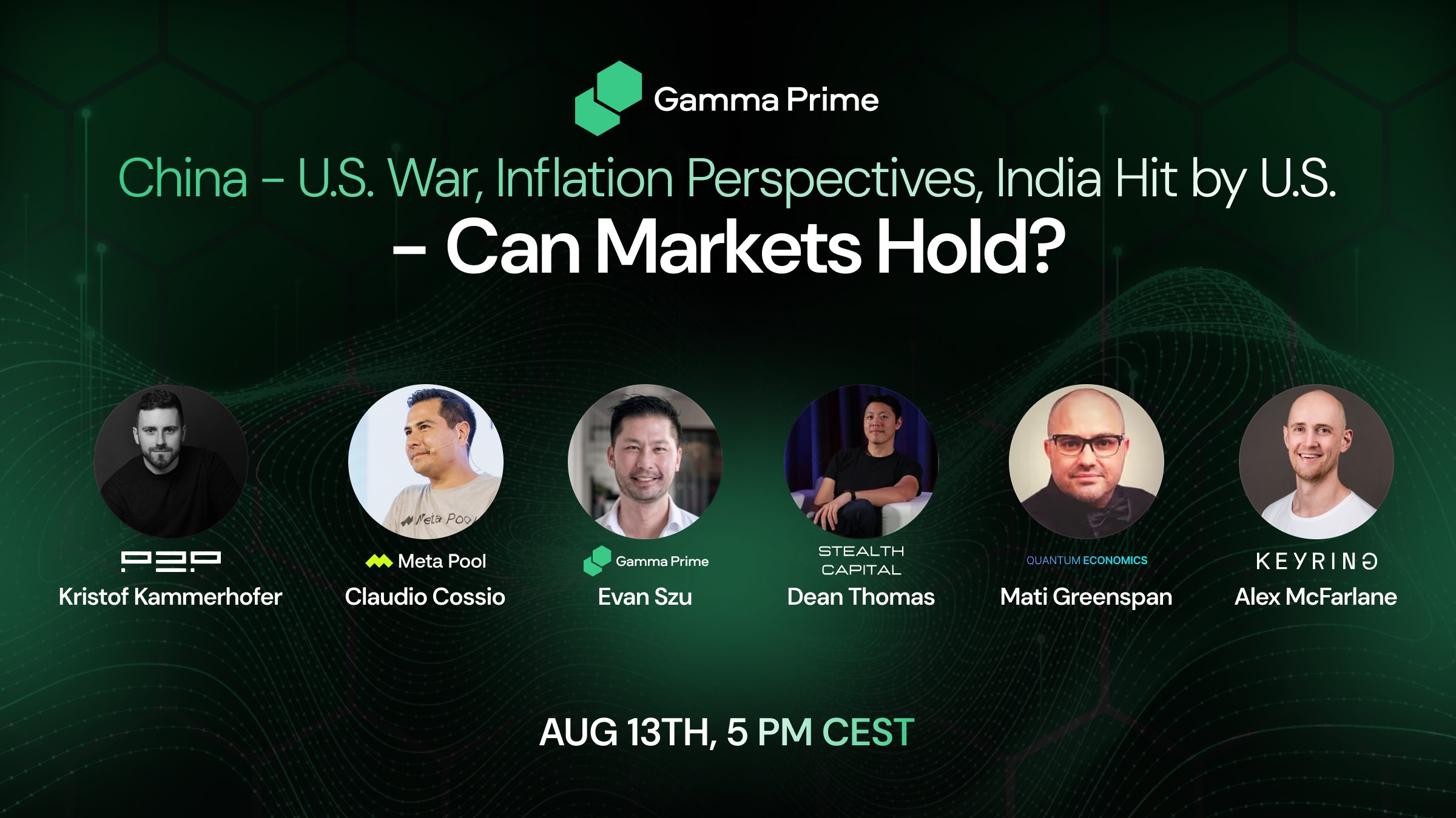 China – U.S. War, Inflation Perspectives, India Hit by U.S. – Can Markets Hold?