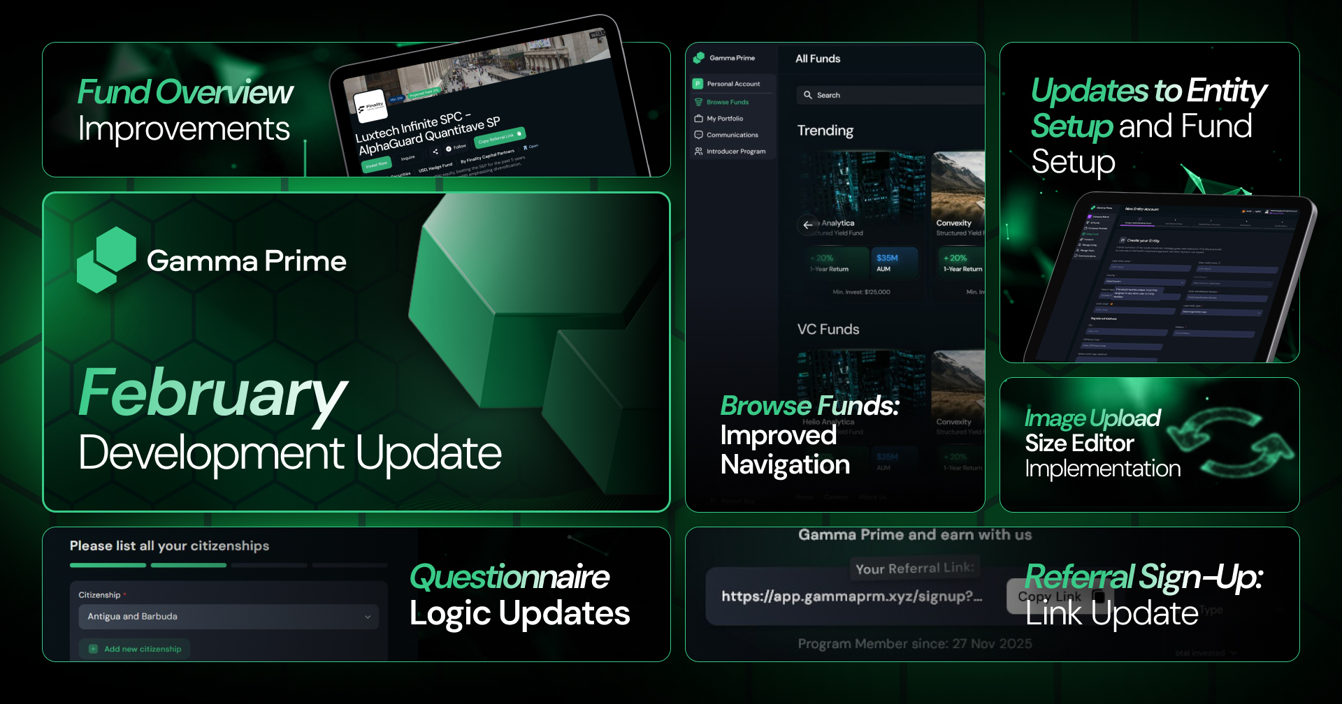 Tokenized Summit 2026 Hong Kong, Updates to Entity Setup and Fund Setup, Image Upload Editor Implementation and More!  – February Development Update 2026